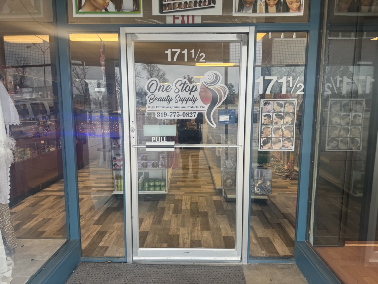 One Stop Beauty Supply store showcasing a wide range of beauty products and services in Cedar Rapids